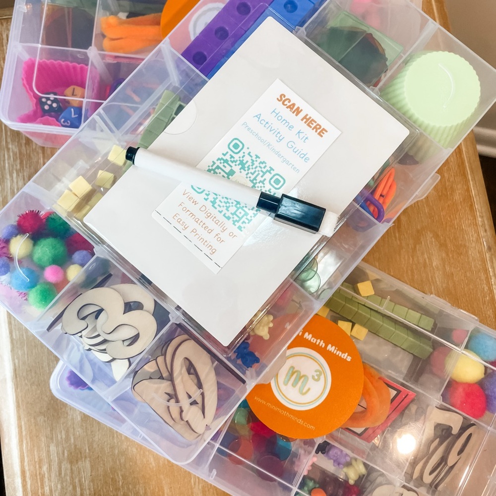 Mini Math Mind Home Kit- (activity guide and details @mini.math.minds on Insta) - Picture 4 of 14
